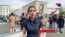 تجمع اعتراضی در بروکسل در سالگرد کشته‌شدن مهسا امینی