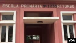 Angola alunos da escola primaria 1235 do Ritondo Malanje