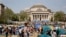 Gjatë protestave në Universitetin e Kolumbias në prill 2024