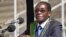 Zimbabwean President Robert Mugabe looks on during Defense Force Day Commemorations in Harare, (file photo - 10 Aug. 2010)