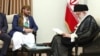 حوثی‌های یمن در دیدار با علی خامنه‌ای 