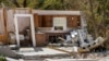 Damage to a home ravaged by Hurricane Helene is pictured Oct. 1, 2024, in Morganton, N.C. The adjacent Catawba River flooded because of torrential rains, destroying this and six other homes nearby.