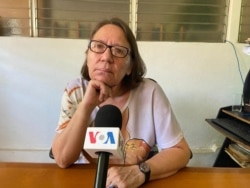 María Teresa Blandón, quien encabeza el Programa Feminista “La Corriente” en Nicaragua, dijo a la VOA que esperan el cierre de su organización por no haberse registrado como agentes extrajeros. Foto Daliana Ocaña, VOA.