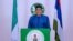 Le président nigérian Muhammadu Buhari s'adresse à la nation au sujet de la maladie COVID-19, à Abuja, au Nigeria, le 13 avril 2020.