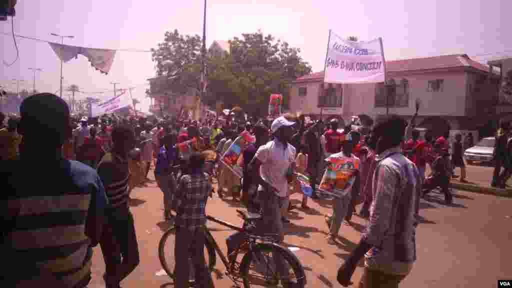 Janaral Buhari a Bauchi, Janairu 31, 2015.