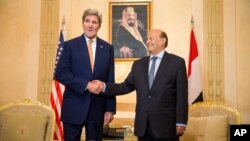 Wezîrê Derve yê Amerîka Kerry û Serokê Yemenê Hadi