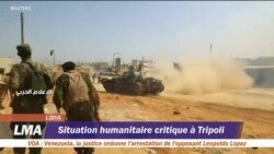 Situation humanitaire critique à Tripoli