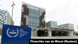 FILE - The International Criminal Court building is seen in The Hague, Netherlands, January 16, 2019.