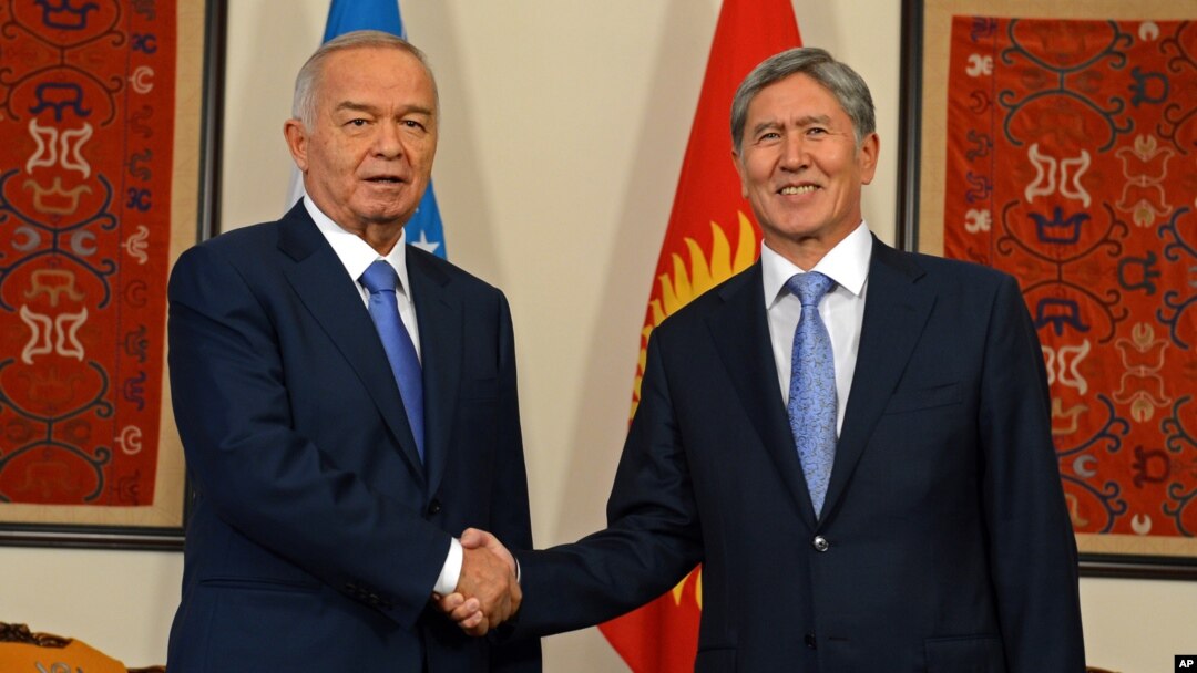 Prezidentlar Islom Karimov av Almazbek Atambayev