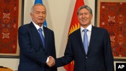 Prezidentlar Islom Karimov av Almazbek Atambayev