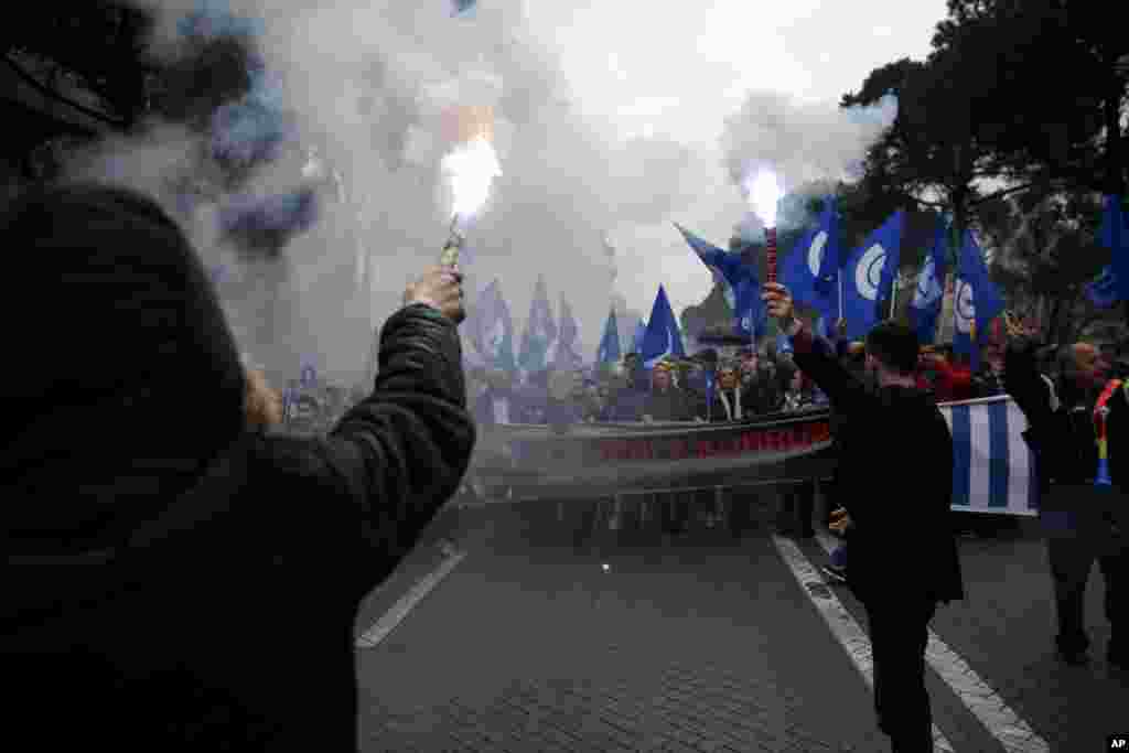 Albania Protest