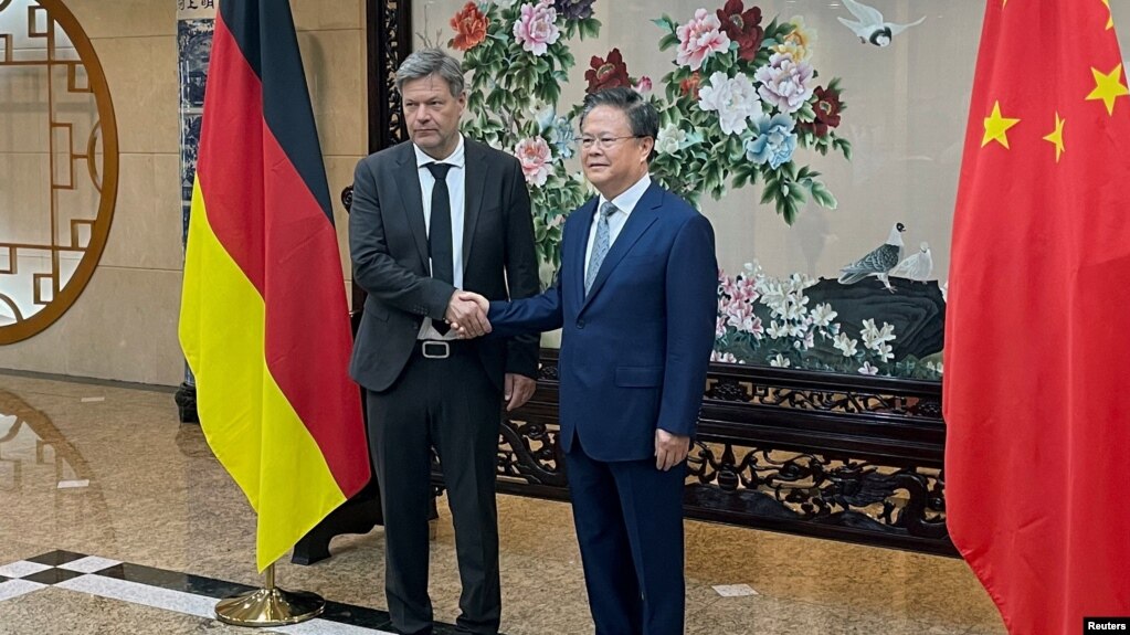 German Vice Chancellor and Economy Minister Robert Habeck visits China