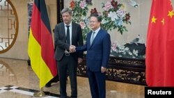 German Vice Chancellor and Economy Minister Robert Habeck visits China