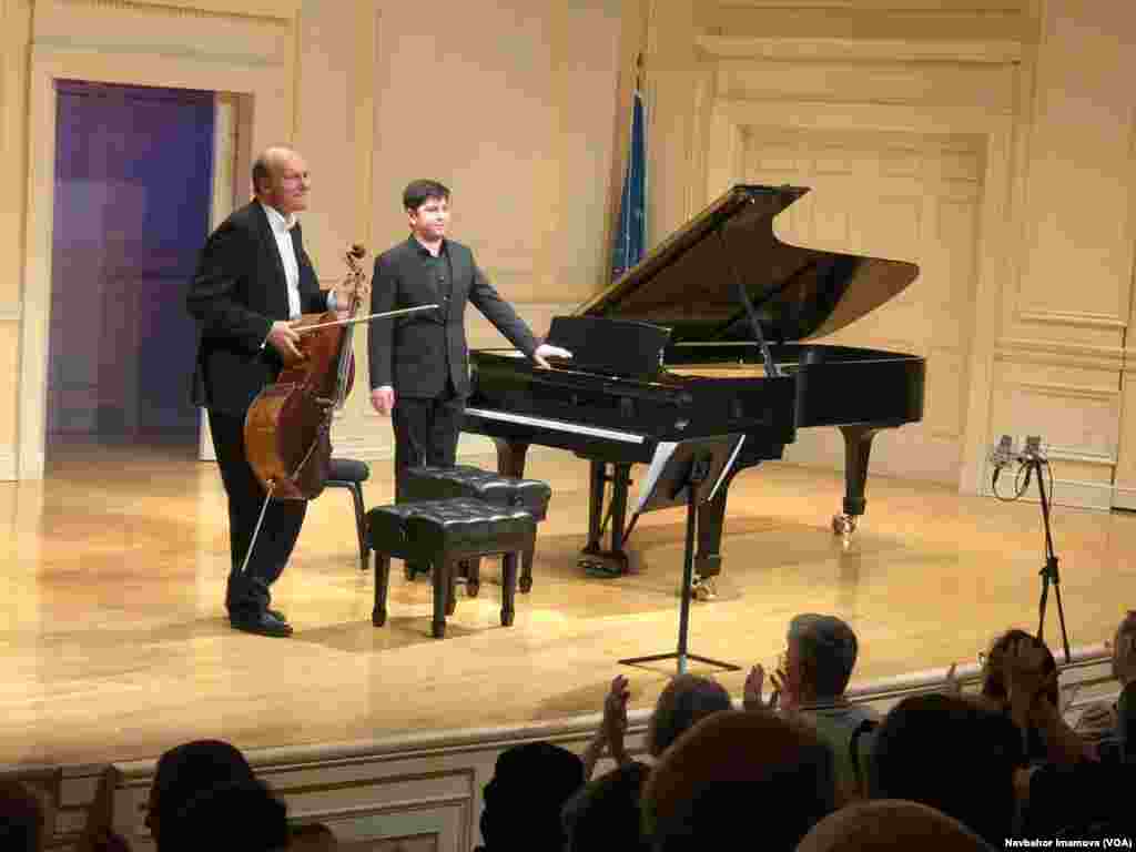 O&#39;zbekistonlik pianist Behzod Abduraimov va norvegiyalik violonchel ustasi Truls Mork