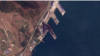 북한 라진항을 촬영한 21일 자 위성사진에 대형 선박이 보인다. 사진=Planet Labs