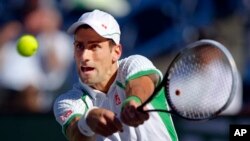 Petenis Serbia Novak Djokovic memupuskan harapan terakhir petenis AS di bagian putera turnamen Wimbledon, yang semuanya telah tersingkir sebelum mencapai babak ketiga (foto: dok). 