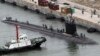 En esta foto del sábado 9 de julio de 2011, el submarino nuclear estadounidense USS Texas llega a una base naval de Corea del Sur en Busan, Corea del Sur, como parte de un despliegue regular en el Pacífico.