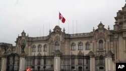 Palacio de gobierno en Lima, Perú, el martes 1 de octubre de 2019.