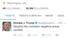 A late night Tweet is seen from the personal Twitter account of U.S. President Donald Trump, May 31, 2017. The Tweet reads, "Despite the constant negative press covfefe"