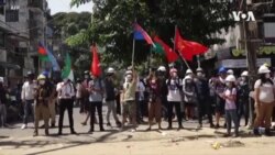 緬甸舉行大罷工罷市 繼續抗議軍方奪權