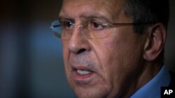 Russian Foreign Minister Sergei Lavrov says Moscow wants Syria to prepare for parliamentary and presidential elections, and he indicates his government will take firm action if necessary to move that process forward.
