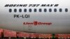 Pesawat Boeing 737 Max milik maskapai Lion Air di bandara Soekarno Hatta, 15 Maret 2019 (foto: dok).