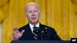 Joe Biden, le président américain à la Maison Blanche le 28 octobre 2021.