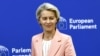 La presidenta de la Comisión Europea, Ursula von der Leyen en Estrasburgo, este de Francia, el 17 de septiembre de 2024.