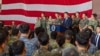 FILE - South Korean President Yoon Suk Yeol gives remarks aboard the aircraft carrier USS Theodore Roosevelt in Busan, South Korea, June 25, 2024, as the newly inaugurated Freedom Edge exercise was wrapping up in the East China Sea. (U.S. Navy via AP)