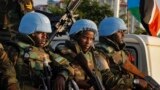 FILE - Peacekeepers from Rwanda are seen at the airport in South Sudan's capital Juba, Sept. 2, 2016.