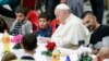 Pope Lunches With Poor, Denounces 'Sirens of Populism'