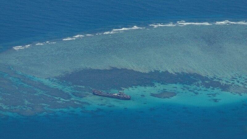 China Says Philippine Vessel ‘Illegally’ Landed on Disputed Atoll