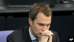 German Health Minister Daniel Bahr attends a meeting of the German Federal Parliament, Bundestag, in Berlin, Germany, Thursday, June 9, 2011