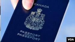 Un passeport canadien