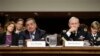 Outgoing Defense Secretary Leon Panetta, and Joint Chiefs Chairman Gen. Martin Dempsey, testify on Capitol Hill, Washington, Feb. 7, 2013.