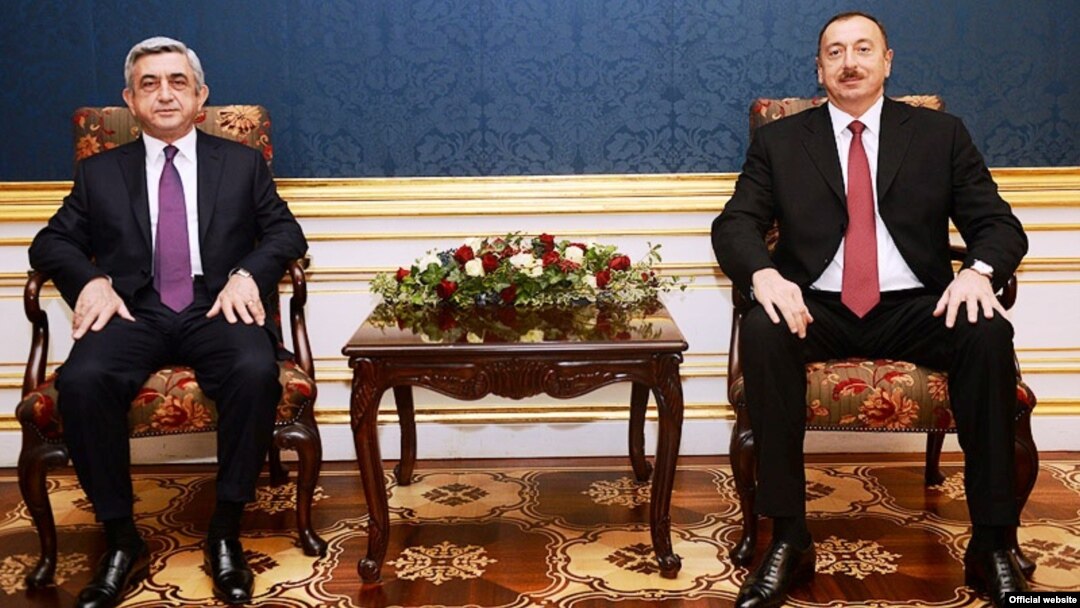 Meeting between President of Armenia Serzh Sargsyan and President of Azerbaijan Ilham Aliyev, Vienna, Austria, November 19, 2013