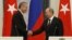 Реджеп Тайип Эрдоган и Владимир Путин