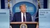 President Donald Trump speaks during a news conference at the White House, Tuesday, July 21, 2020, in Washington. (AP Photo/Evan Vucci)