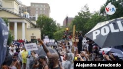 Asíse vivió el Juneteenth en Washington D.C., la celebración de la conmemoración de la liberación de las personas que estaba esclavizadas en EE.UU. [Foto Alejandra Arredondo/VOA]