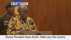 VOA60 Africa- Ghana: President Nana Akufo-Addo says the country will not extend aid program with the IMF