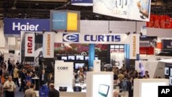 1月7日消费者电子产品展览会现场