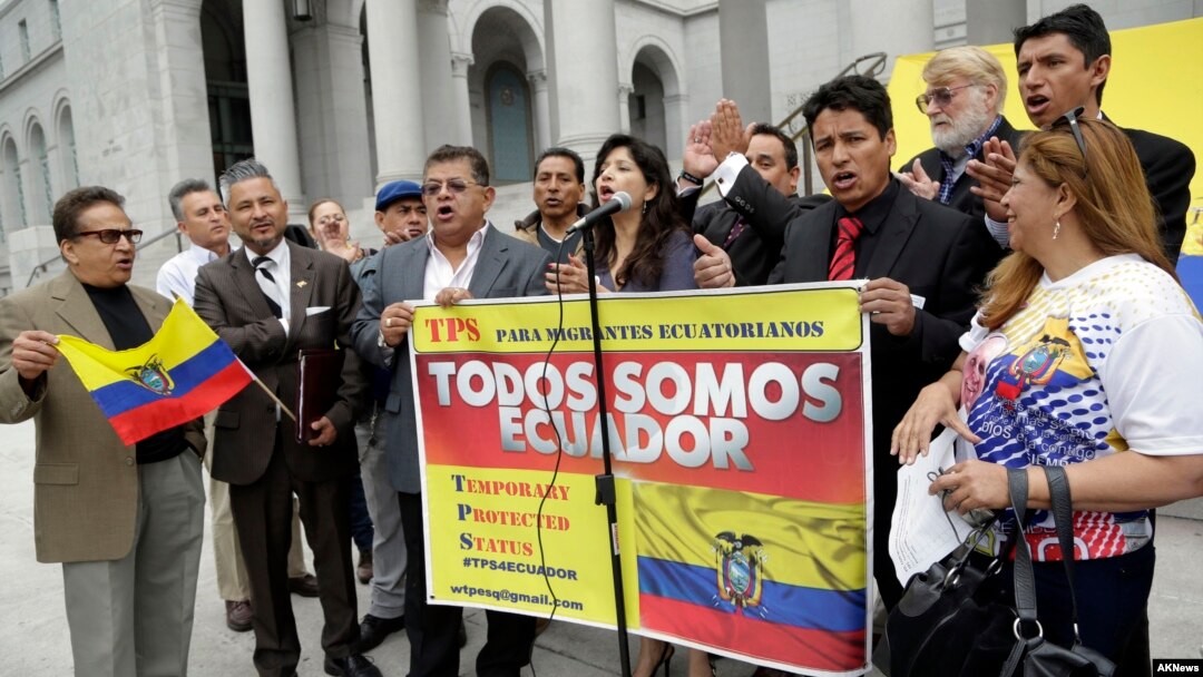 El gobierno ecuatoriano también hizo el pedido al gobierno estadounidense para que otorgue el amparo migratorio. 