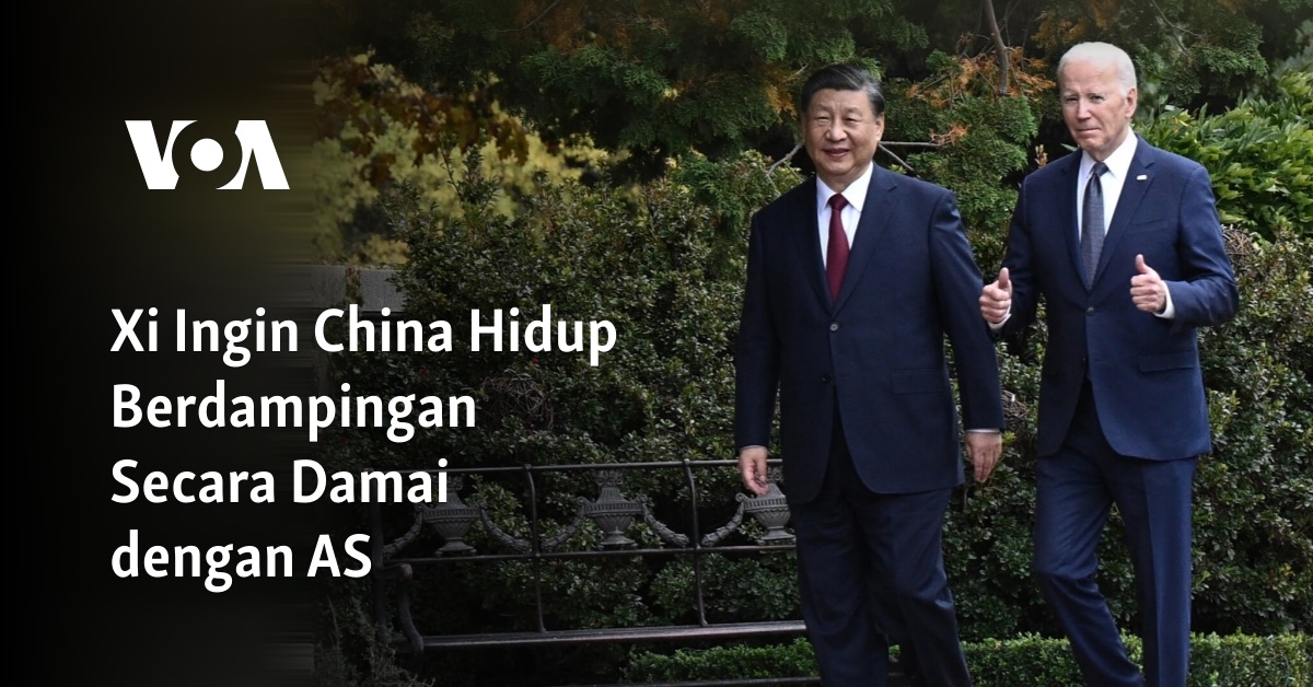 Xi Ingin China Hidup Berdampingan Secara Damai dengan AS