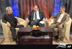 In “Building Bridges,” Hirschfield’s groundbreaking program on the American Muslim Television Network, the rabbi discusses urgent issues of the day with prominent Christian and Muslim clergy