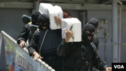 Las autoridades venezolanas dicen haber confiscado unas 63 toneladas de narcóticos el año pasado.