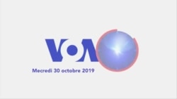 VOA60 Afrique du 30 octobre 2019
