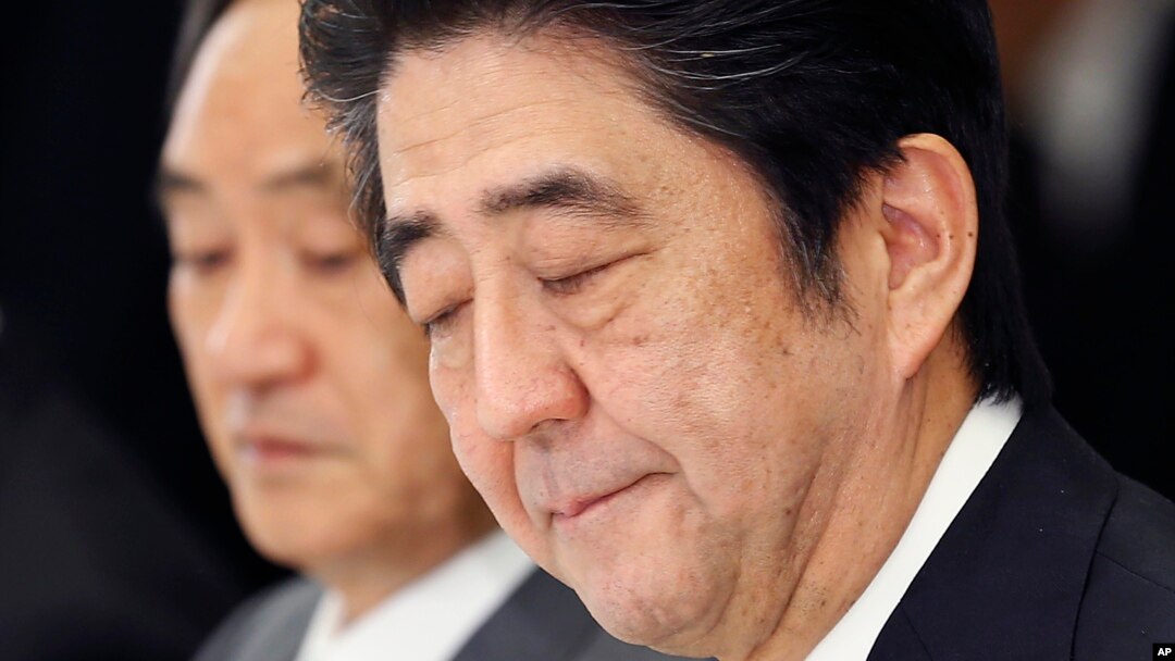 日本首相安倍晉三在美國國會發表演講談到慰安婦問題。