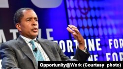 Byron Auguste is a former adviser to Barack Obama. He is working to make businesses more open to hiring alternative workers.