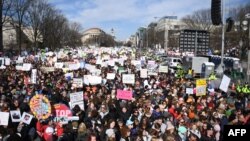 Rassemblement "March for Our Lives" à Washington, le 24 mars 2018.