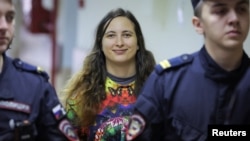 Александра Скочиленко в суде